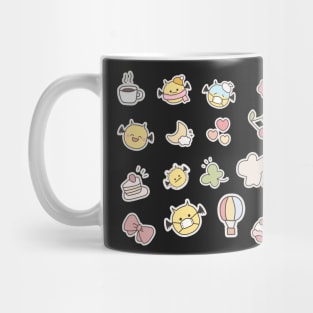 Cute Fall Devil Emojis Sticker pack Mug